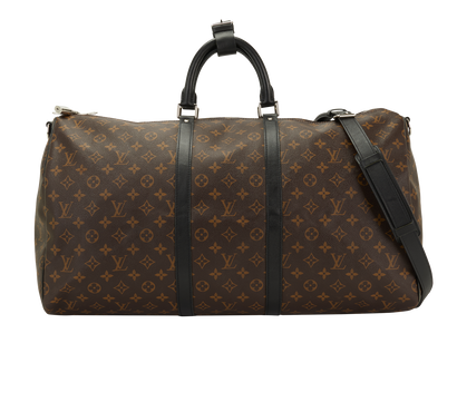 Keepall Bandouliere 60, &pound;1,100, Handbags, Black, Canvas, Front view